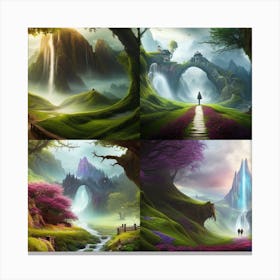 Fantasy Landscapes Canvas Print