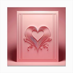 Hearts Valentine's Day Canvas Print