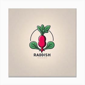 Radish Logo Canvas Print