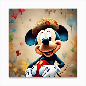 Mickey Mouse for kids Canvas Print