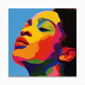 LGBTQ + Woman Canvas Print