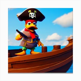 Pirate Duck 2 Canvas Print