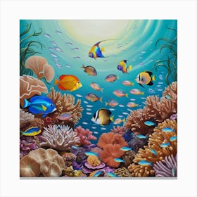 Coral Reef 1 Canvas Print