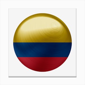 Colombia Flag Country National Canvas Print