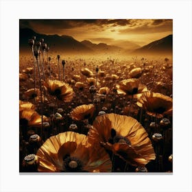 Poppy Field 2 Canvas Print