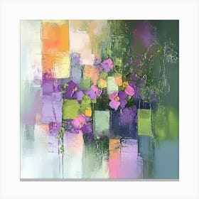 Abstract Flowers Canvas Print Canvas Print