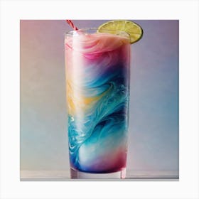 Rainbow Margarita Canvas Print