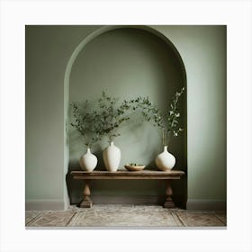 Sage Green 2 Canvas Print