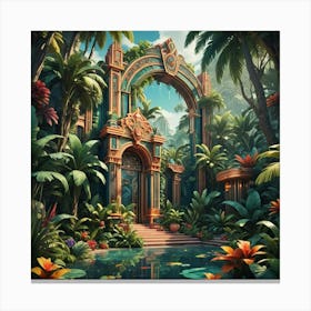 Fantasy Garden Canvas Print