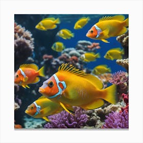 BB Borsa Aquarium Canvas Print