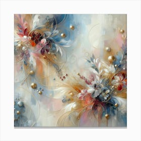 Abstract Floral Painting 8 Canvas Print