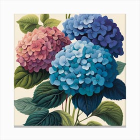 Hydrangeas 1 Canvas Print