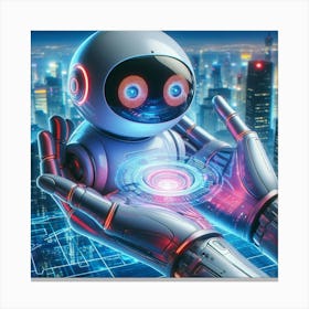 Futuristic Robot 4 Canvas Print