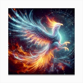 Digital Phoenix07 Canvas Print