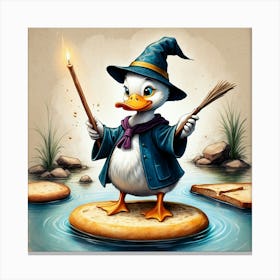 Wizard Duck Canvas Print