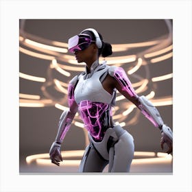 Futuristic Woman 41 Canvas Print