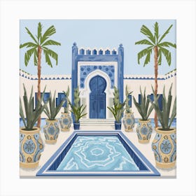 Moroccan Villa 1 Canvas Print