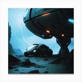 Spaceship Canvas Print