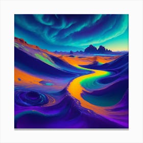 An Otherworldly Oil Painting An Ethereally Canvas Print