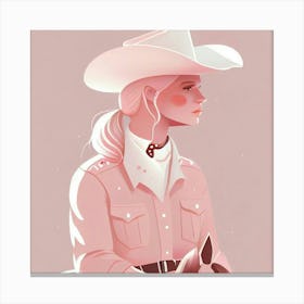 Cowgirl 6 Canvas Print