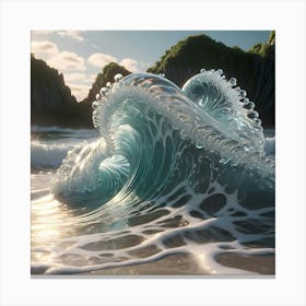 Waves Of Life 3 1 Canvas Print