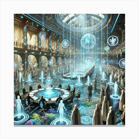 The Cascade Conclave Canvas Print