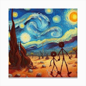 Hot days night Canvas Print