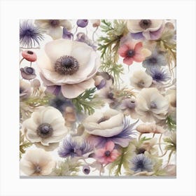 Anemones 7 Canvas Print