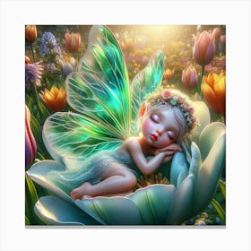 Sleepy Fairy 1 Canvas Print