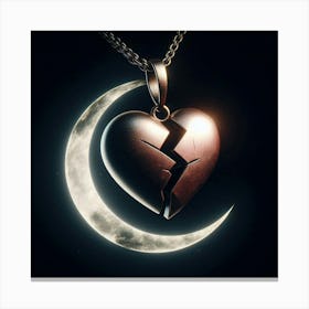 Eclipsed Heart Canvas Print