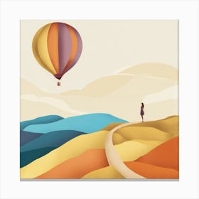 Hot Air Balloon Canvas Print