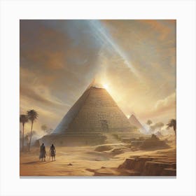 Fantasy Novels about the Pyramids 1 Canvas Print