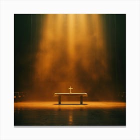 Midnight Mass With A Focus On The Altar 3d Render Ar 16 9 V 6 0 Style Raw P Abogq4p 1723654985 4 Canvas Print