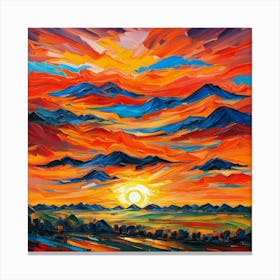 Sunrise Canvas Print