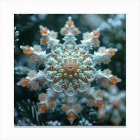 Snowflake Canvas Print