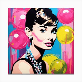 Audrey Hepburn 6 Canvas Print