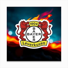 Bayer 04 Leverkusen Logo Wall Art 3 Canvas Print