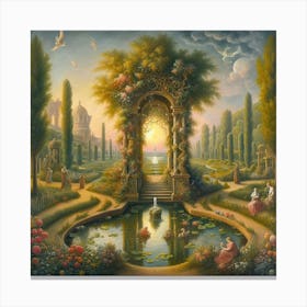 'The Garden Of Paradise' Canvas Print