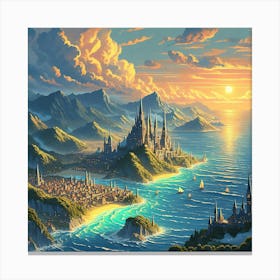 A Fantastical Land 23 Canvas Print