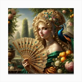 Peacock 9 Canvas Print