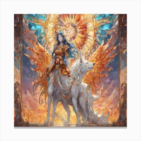 Angel Of Light Canvas Print