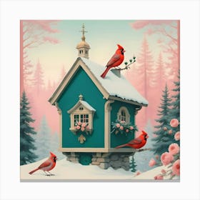 Cardinal House Canvas Print