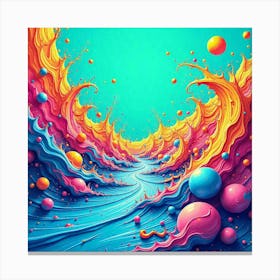 Abstract Painting 30 Canvas Print