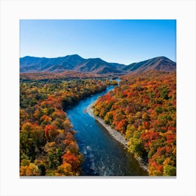 Autumn In The Great Smoky Mountains Canvas Print