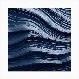 Blue Waves Canvas Print