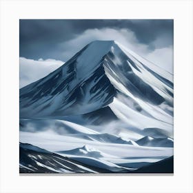 Snowy Mountain 1 Canvas Print