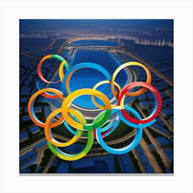 Olympic Rings 3 Canvas Print