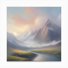 Mountain Landscape 2 Canvas Print