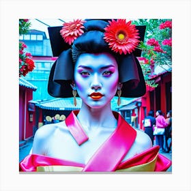 Geisha 5 Canvas Print