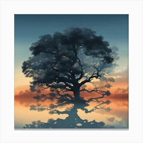 Treeatdawn Canvas Print